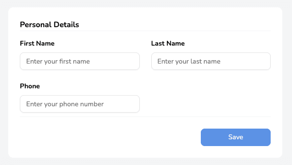 Account settings location